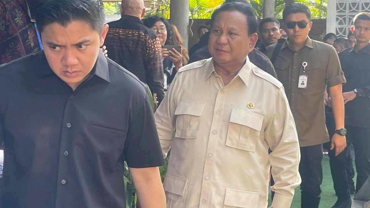 Prabowo bertemu para tokoh dan para politisi di Bali