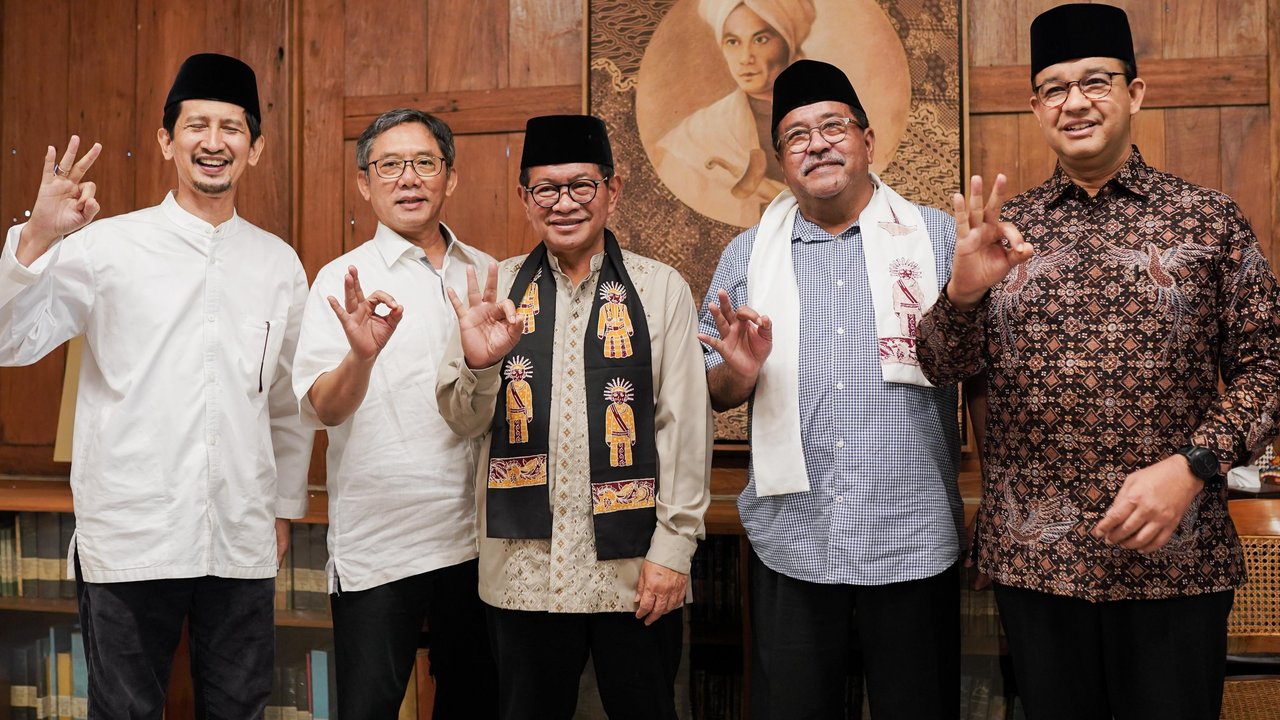 Anies, Pramono, Rano Karno, dan Forum Ulama Habaib (FUHAB), yang dipimpin Ketua DPP FUHAB, K.H. Luthfi Zawawi