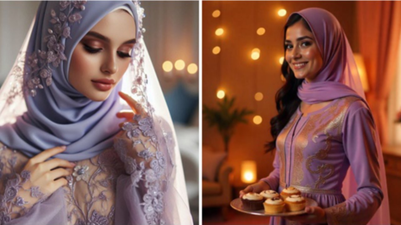 Baju Lebaran 2025 Misty Lavender