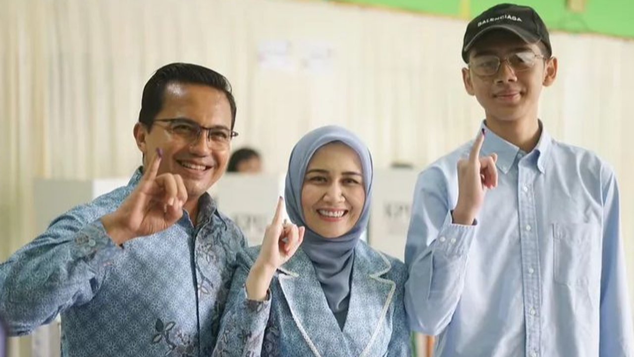 Sahrul Gunawan Nyoblos