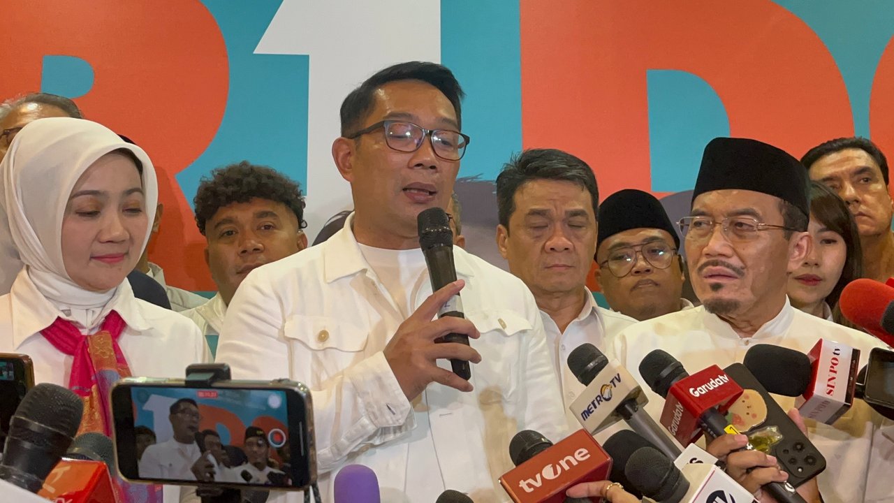 Ridwan Kamil-Suswono Tanggapi Hasil Quick Count Sementara Pilkada Jakarta