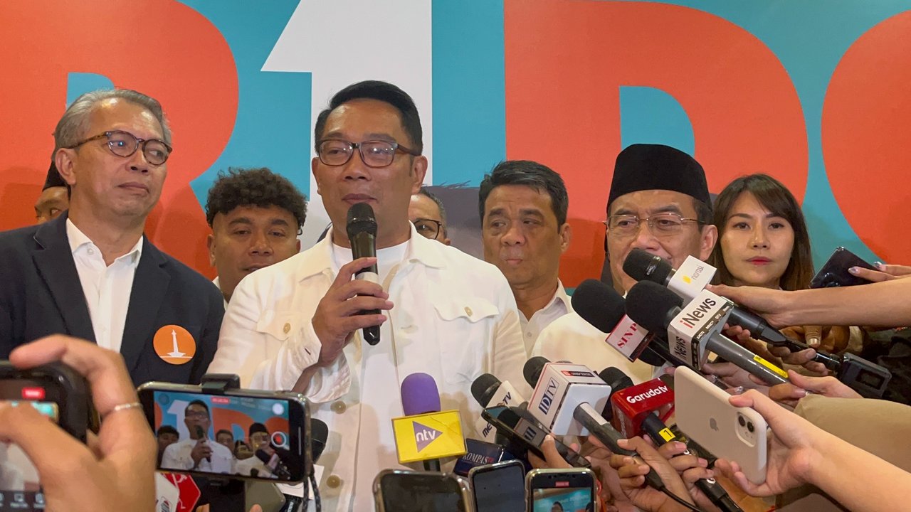 Ridwan Kamil-Suswono Tanggapi Hasil Quick Count Sementara Pilkada Jakarta