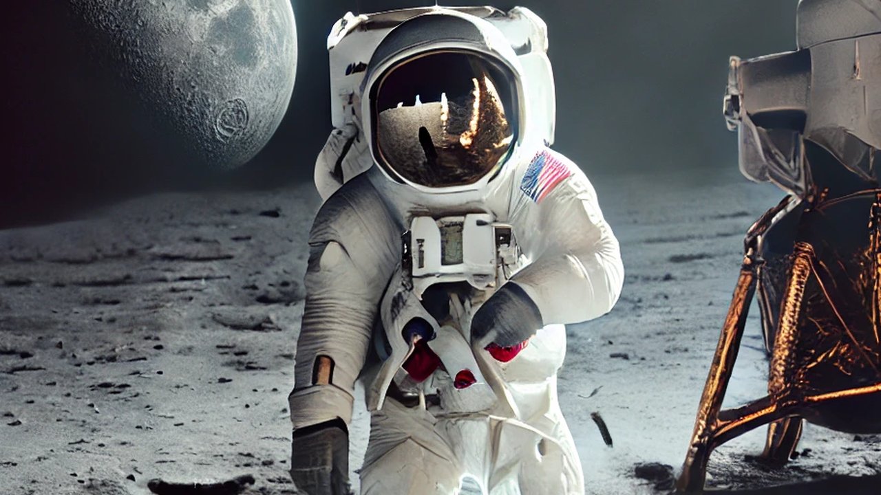 astronot di bulan
