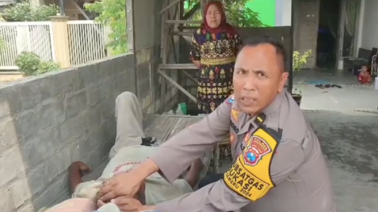 ipda purnomo tolong sopir sakit