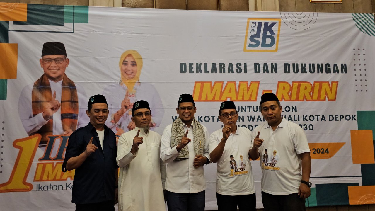Keluarga Kiai dan Santri Dukung Imam-Ririn di Pilkada Depok