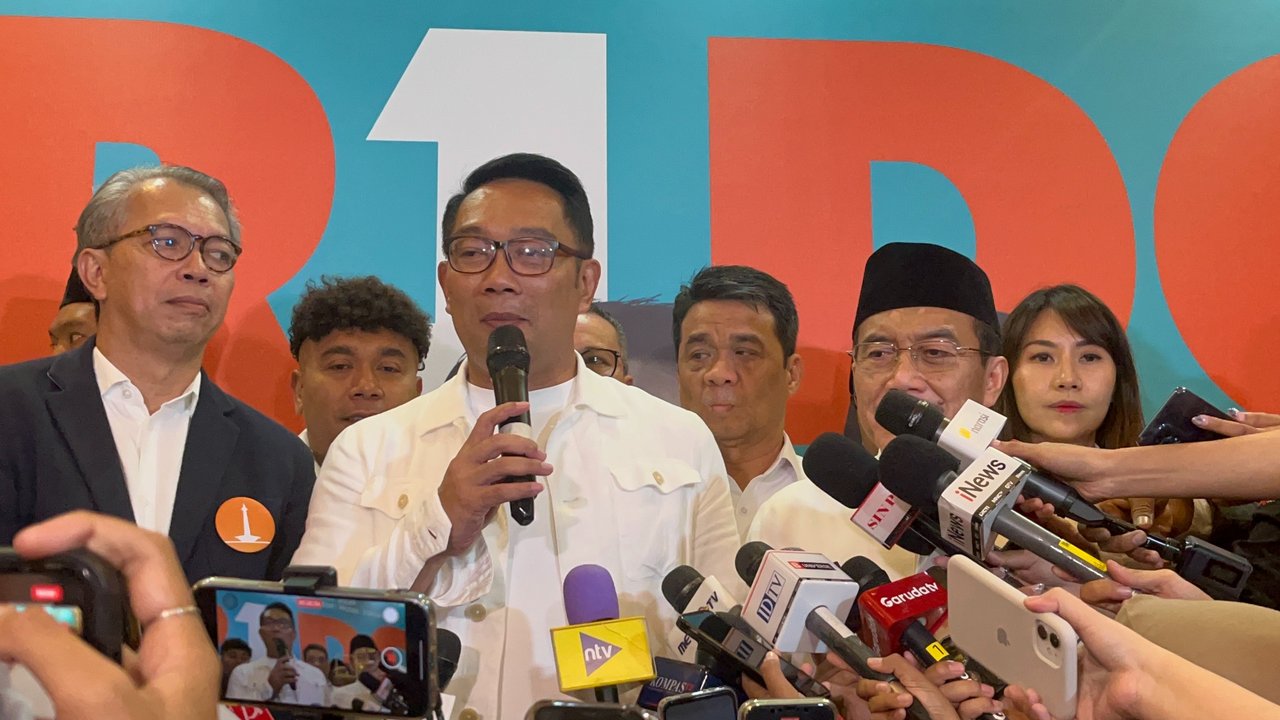 Ridwan Kamil-Suswono Tanggapi Hasil Quick Count Sementara Pilkada Jakarta