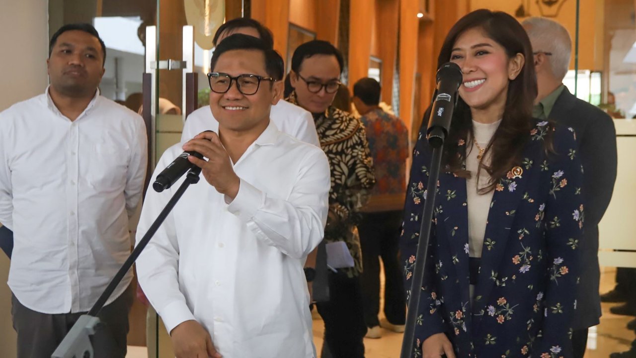 FOTO: Momen Menko PM Muhaimin Iskandar Blak-blakan Judi Online Ciptakan Kemiskinan Baru