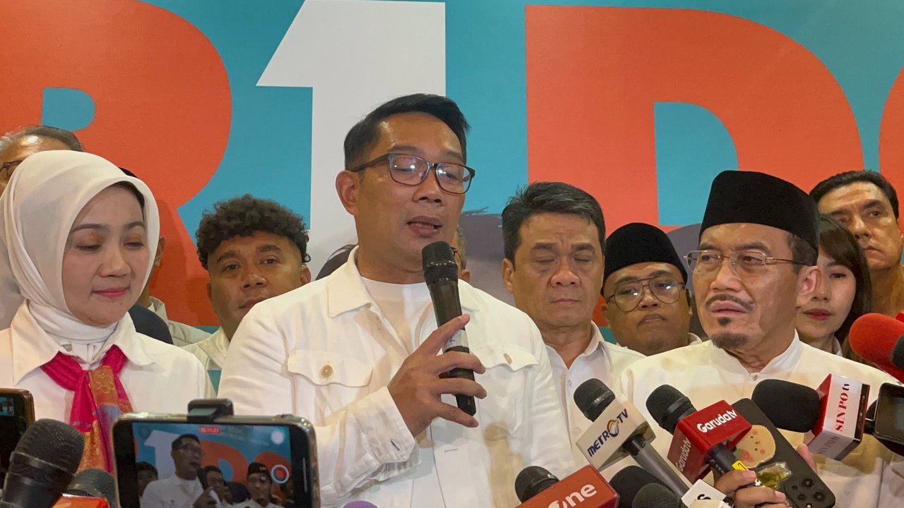 Ridwan Kamil-Suswono Tanggapi Hasil Quick Count Sementara Pilkada Jakarta