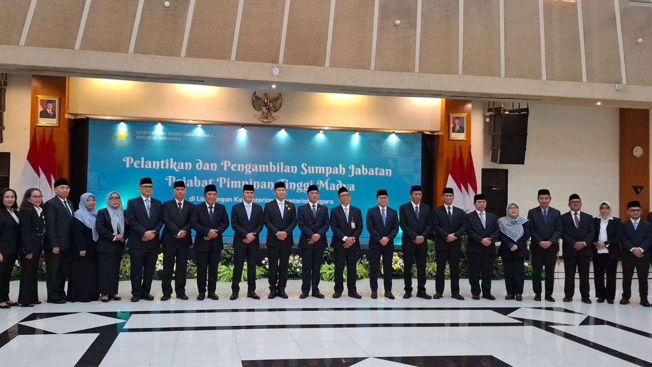 Pelantikan Mayjen TNI Ariyo Windutomo jadi Kasetpres Baru