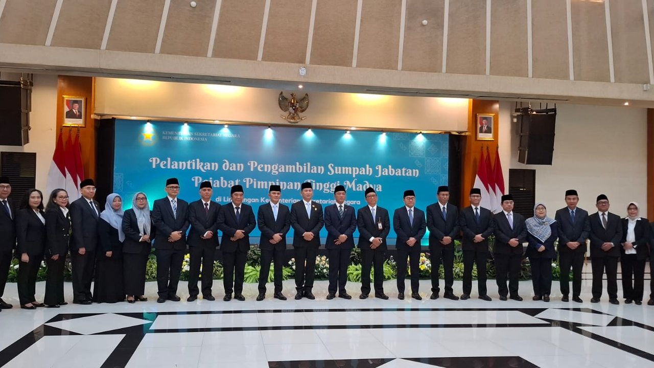 Pelantikan Mayjen TNI Ariyo Windutomo jadi Kasetpres Baru
