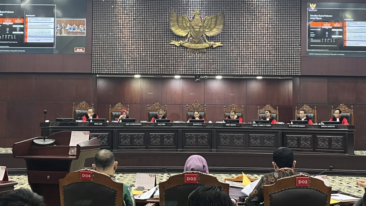Ilustrasi sidang MK