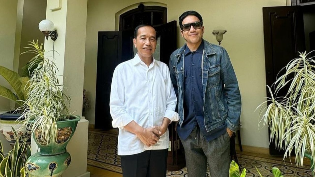 Desta mengunjungi kediaman Joko Widodo di Solo
