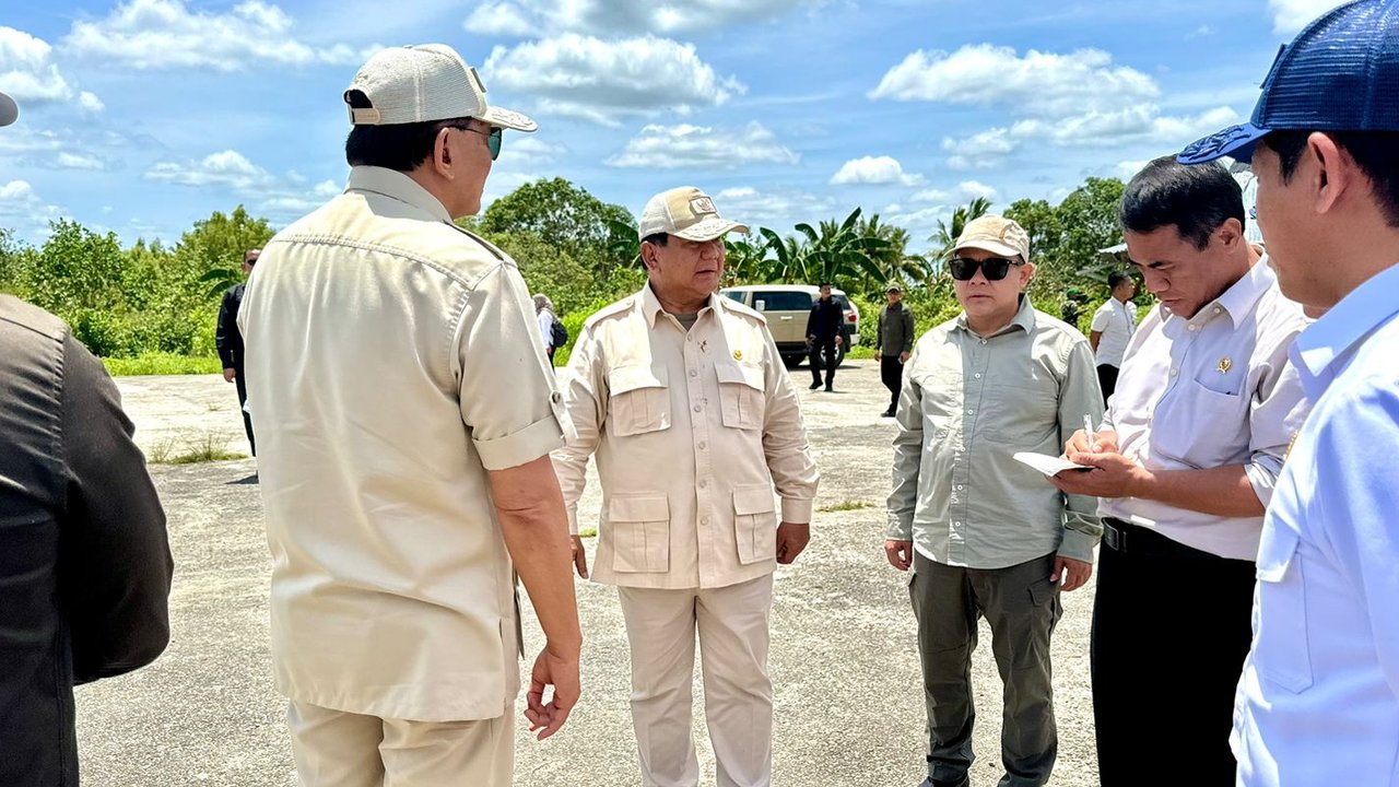 Prabowo di Merauke