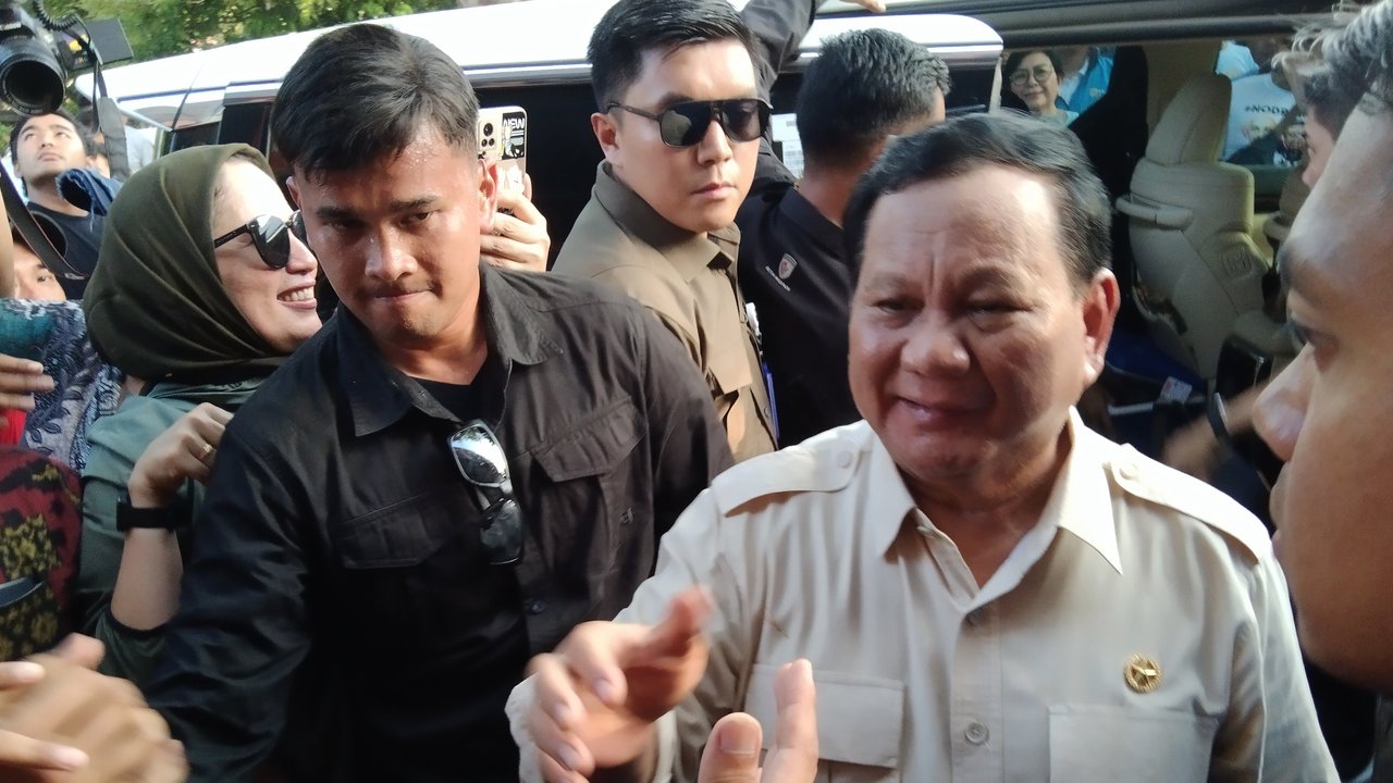 Prabowo bertemu para tokoh dan para politisi di Bali