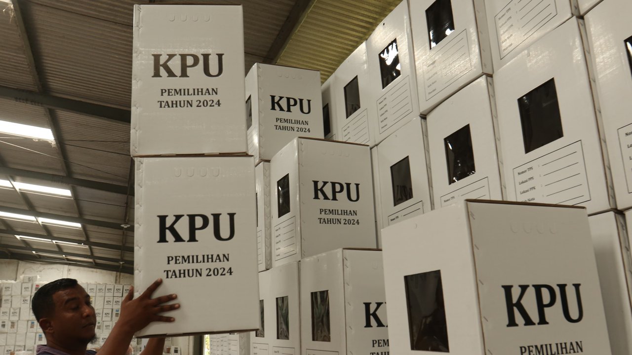 Kotak suara Pilkada Banyuwangi tersimpan rapi di Gudang Logistik KPU Banyuwangi (Istimewa)
