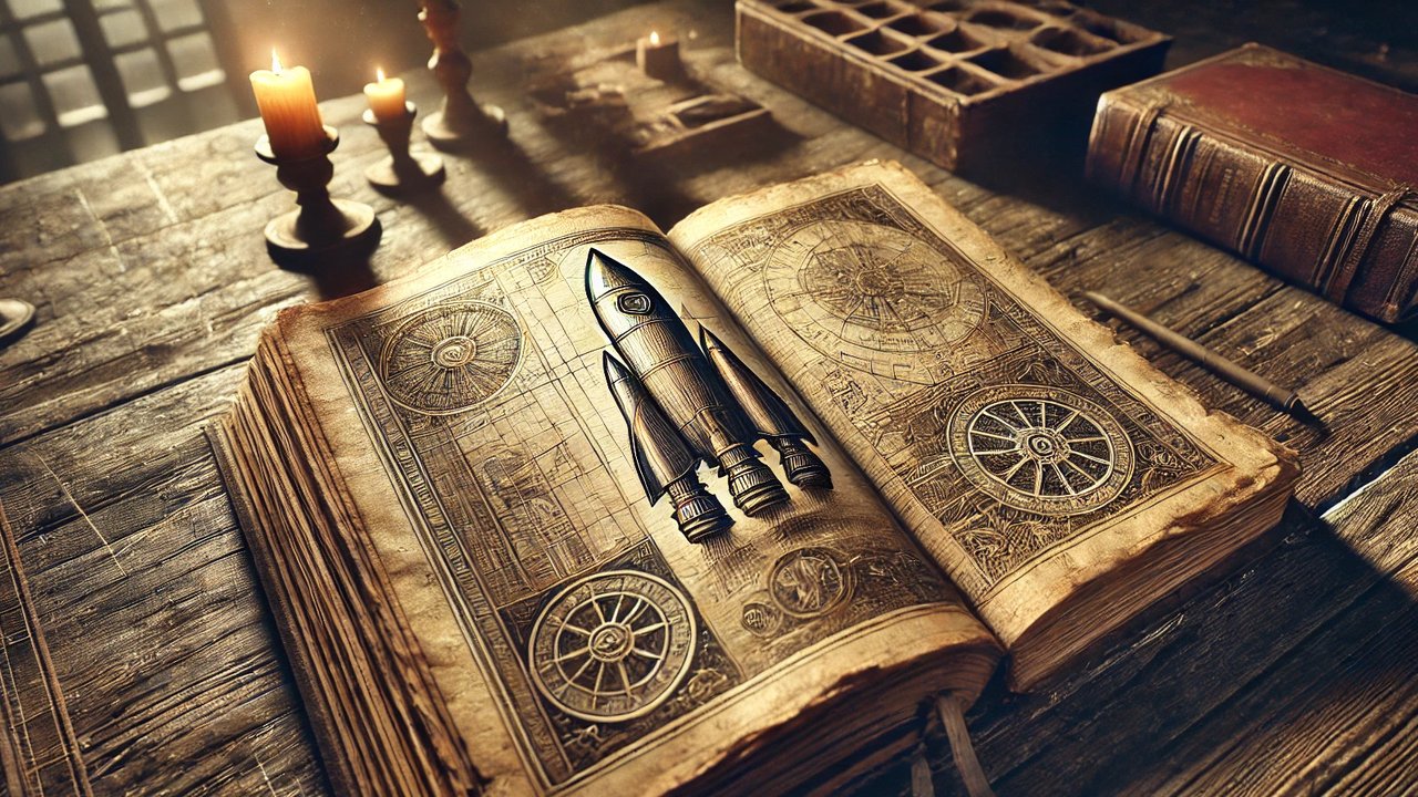 Ditemukan Dokumen Abad-16 tentang Instruksi Lengkap Penerbangan Luar Angkasa