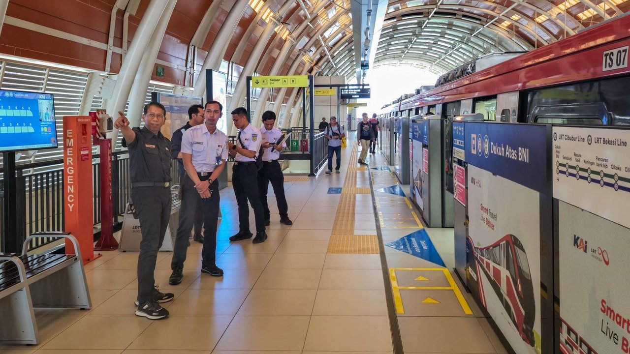 Stasiun LRT Dukuh Atas BNI
