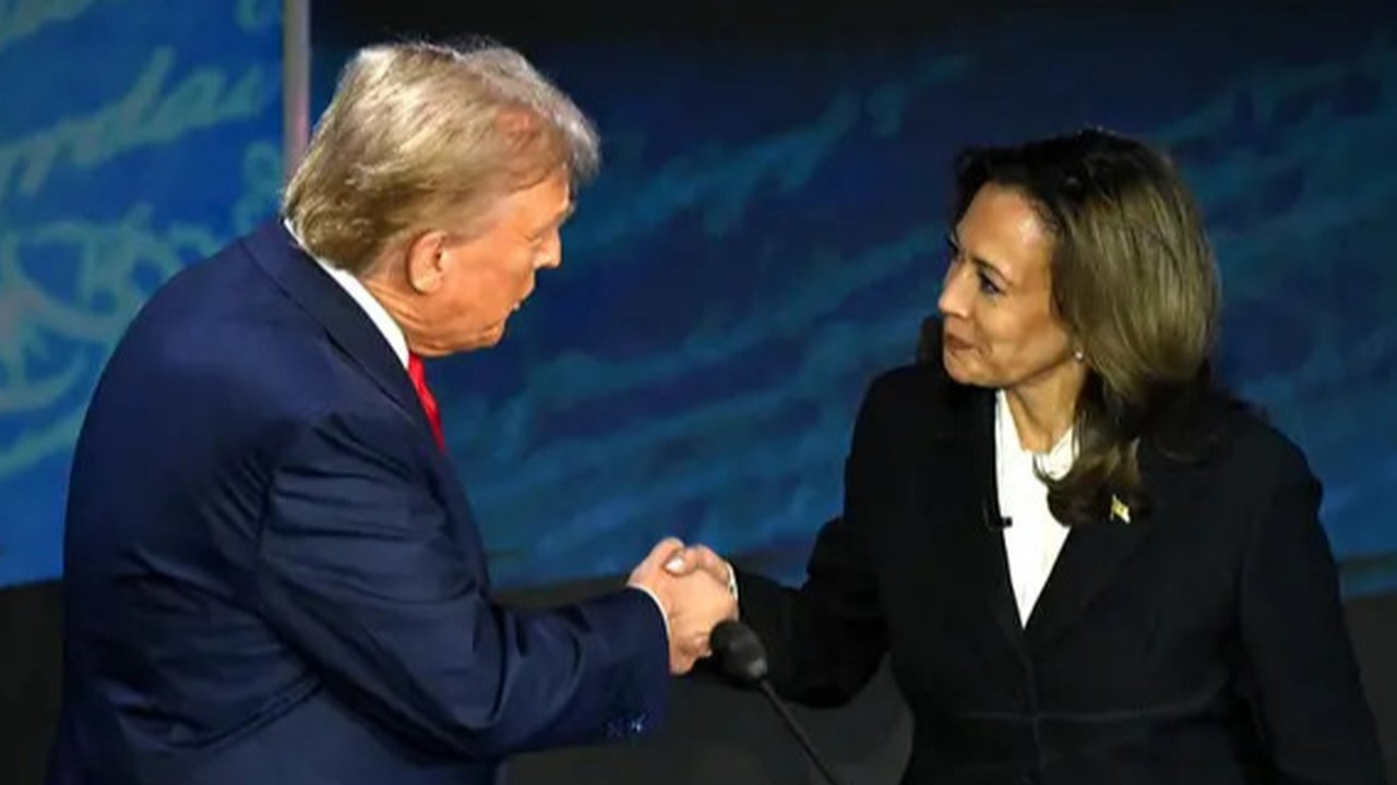 Ini merupakan debat pertama Donald Trump dan Kamala Harris sebelum pemilihan digelar pada November 2024 mendatang. (Leonardo Munoz/AFP)