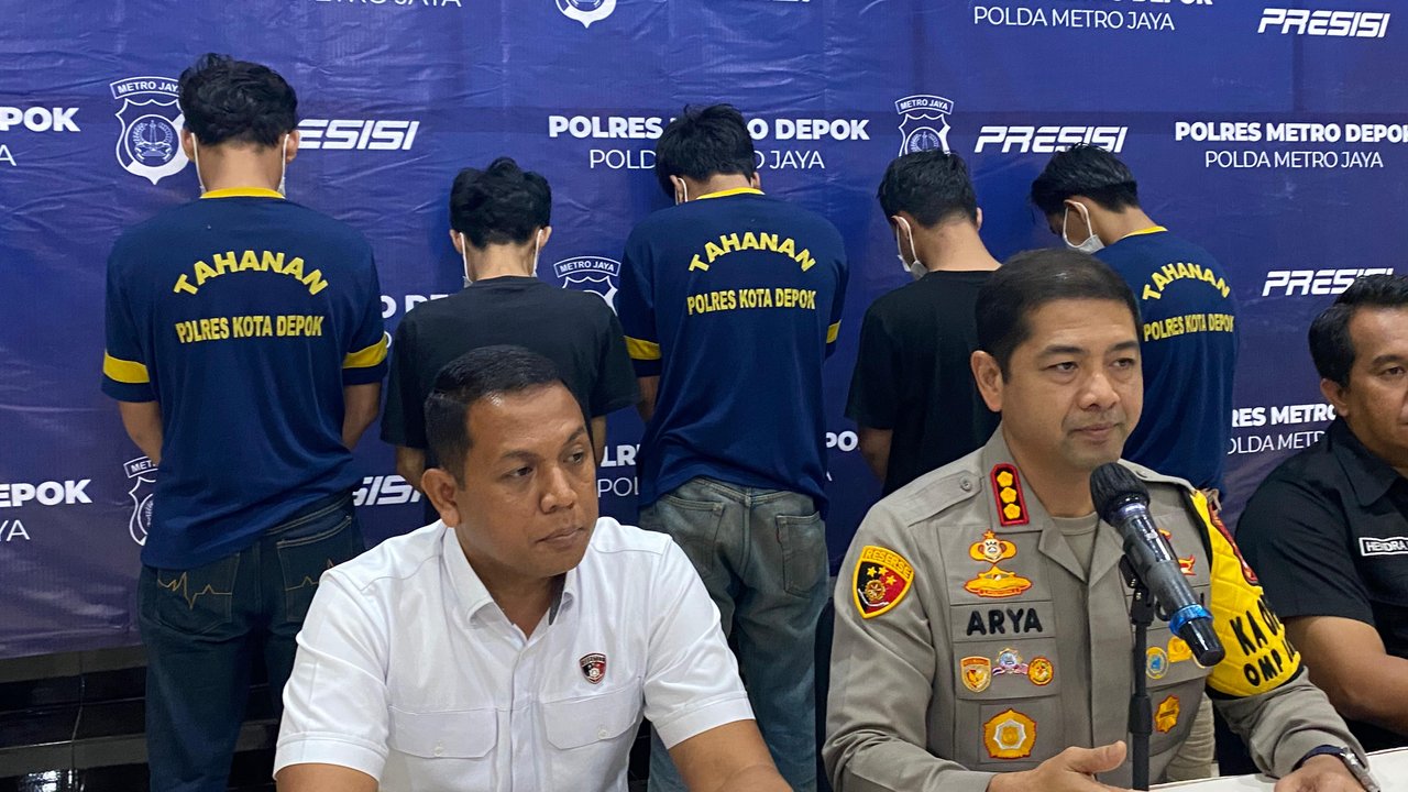 Pelaku judi online di Depok