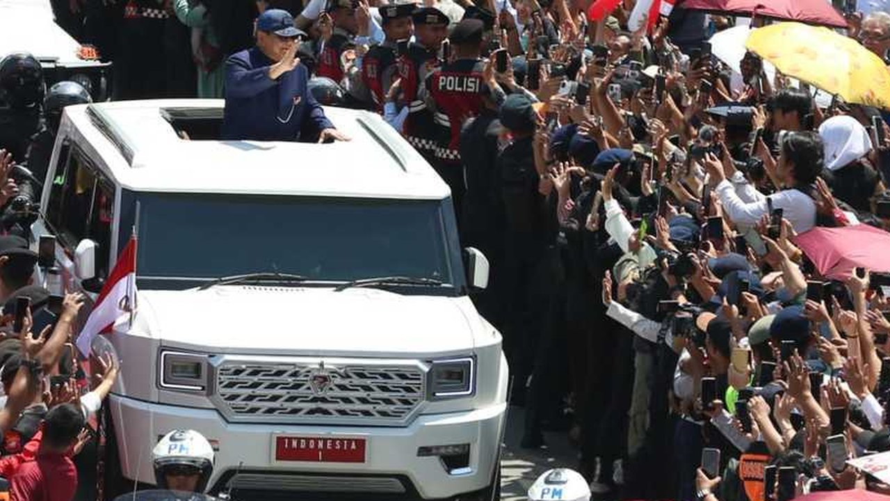 Potret Pindad Maung Garuda Iringi Prabowo ke Istana Kepresidenan, Tampak Tangguh dan Gagah