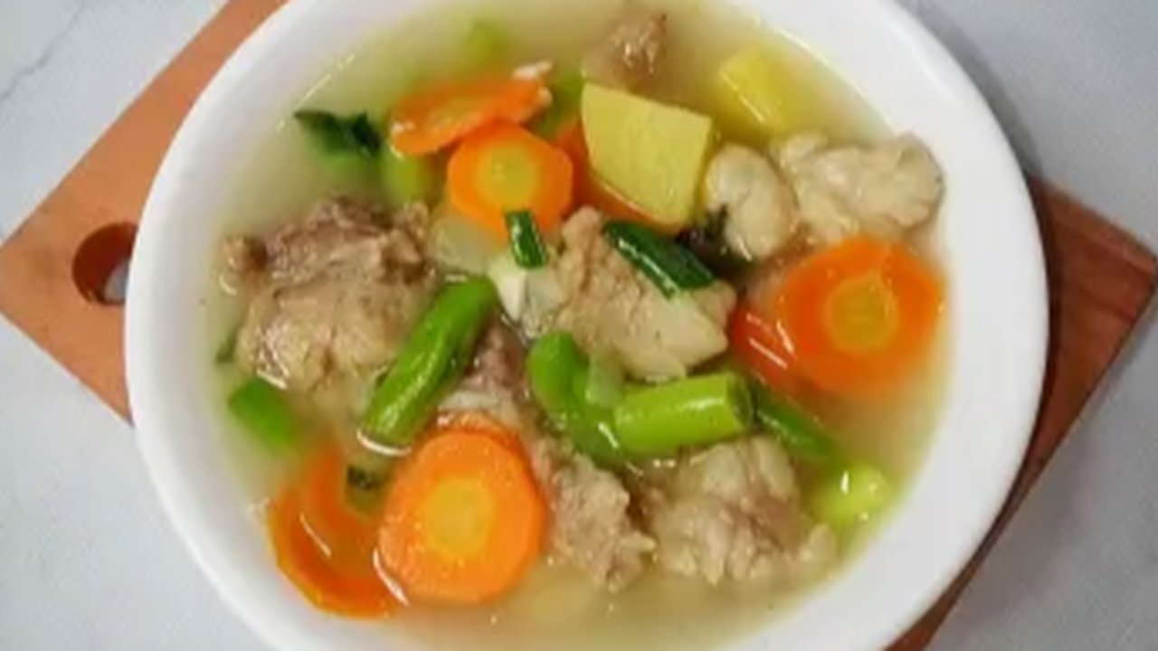 Ilustrasi sup tetelan.