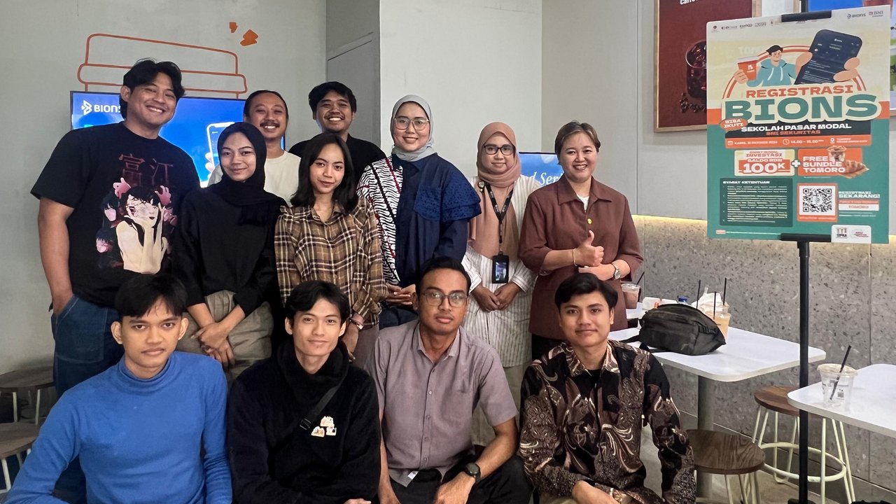 BNI Sekuritas Perkuat Literasi Pasar Modal Gandeng Milenial & Gen Z Sambil Ngopi di Depok