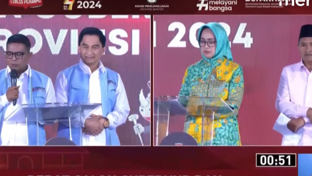 Debat pilkada banten