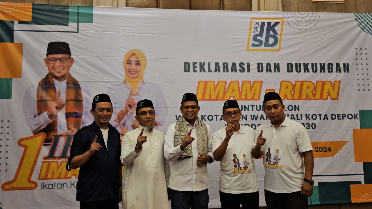Keluarga Kiai dan Santri Dukung Imam-Ririn di Pilkada Depok