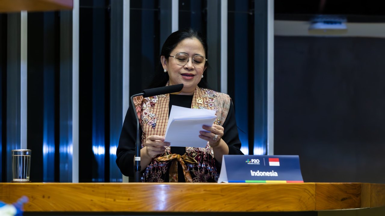 Ketua DPR Puan Maharani di Acara G20 Parliamentary Speaker's Summit