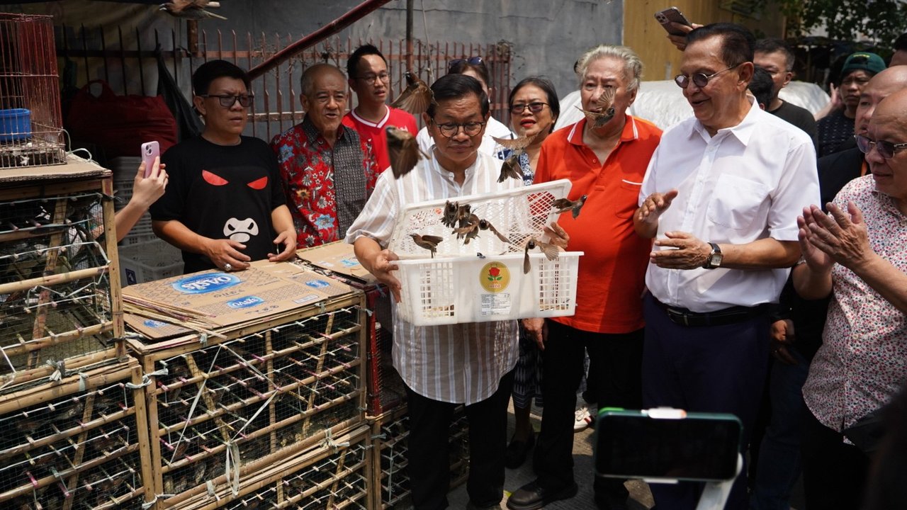 Pramono Blusukan di Glodok