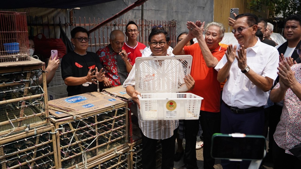 Pramono Blusukan di Glodok