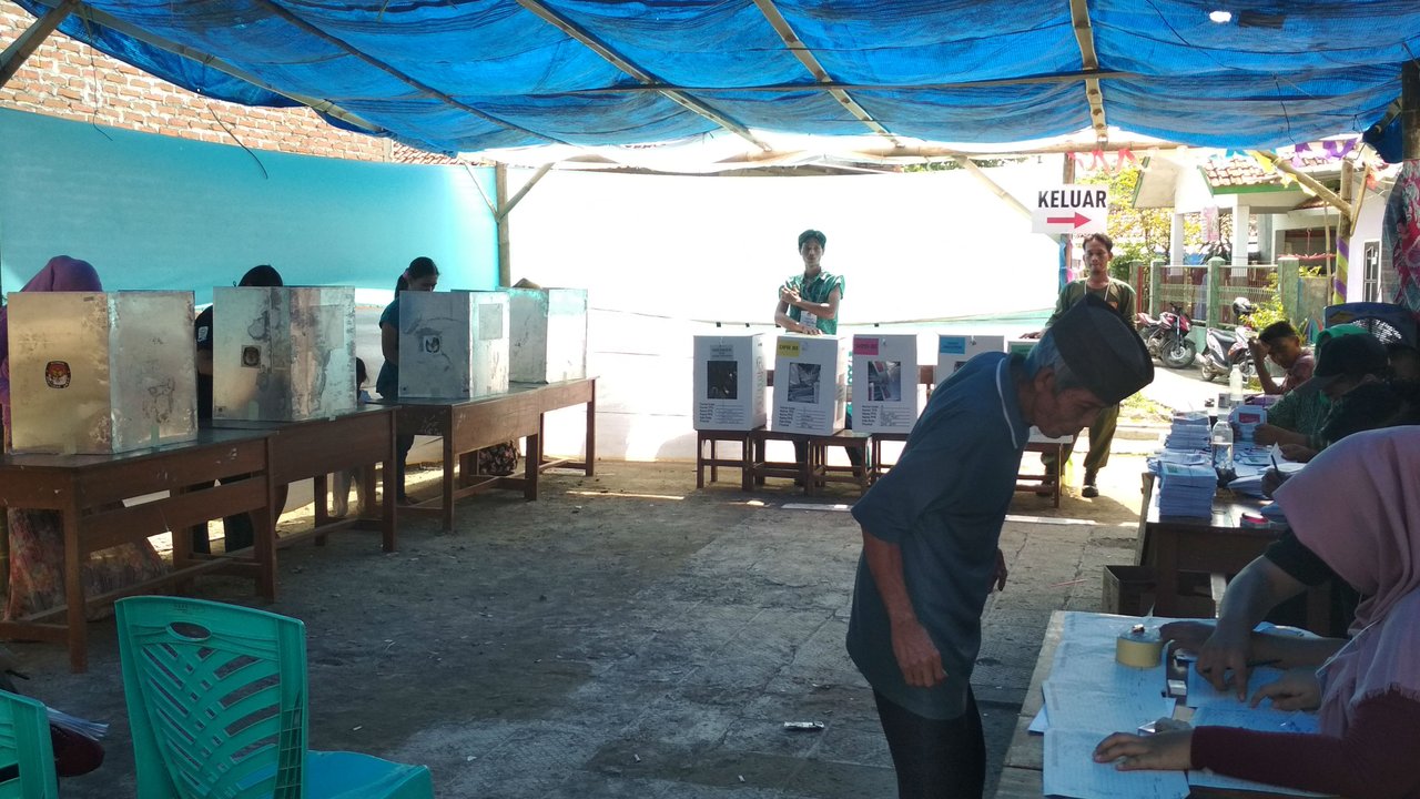 Ilustrasi pencoblosan ulang di tangsel