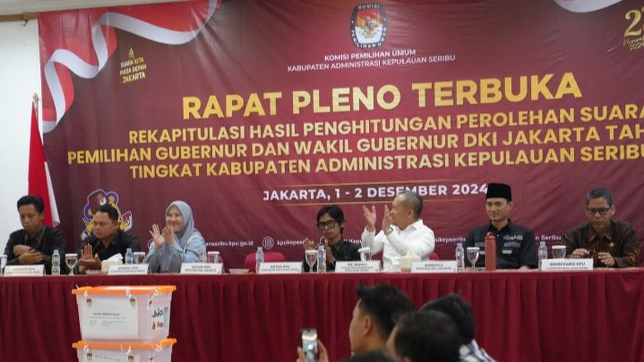 Rekapitulasi Pilkada Jakarta: Pramono-Rano Menang Telak di Kepulauan Seribu