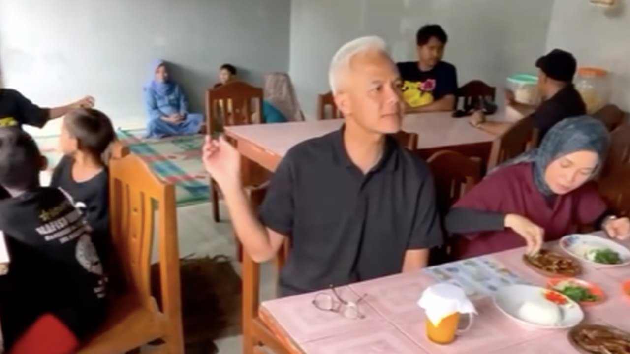 ganjar traktir makan bocil
