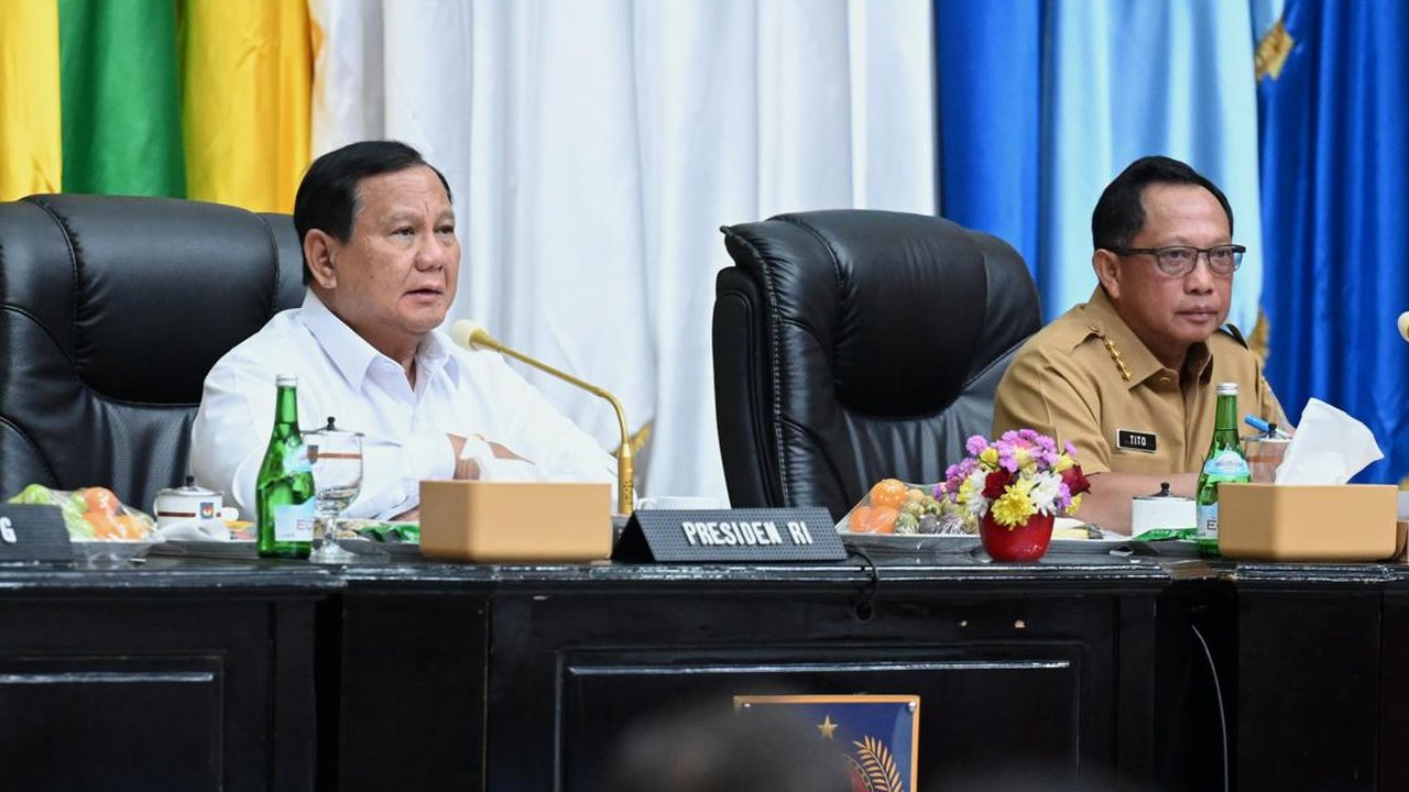 Prabowo di Kemendagri
