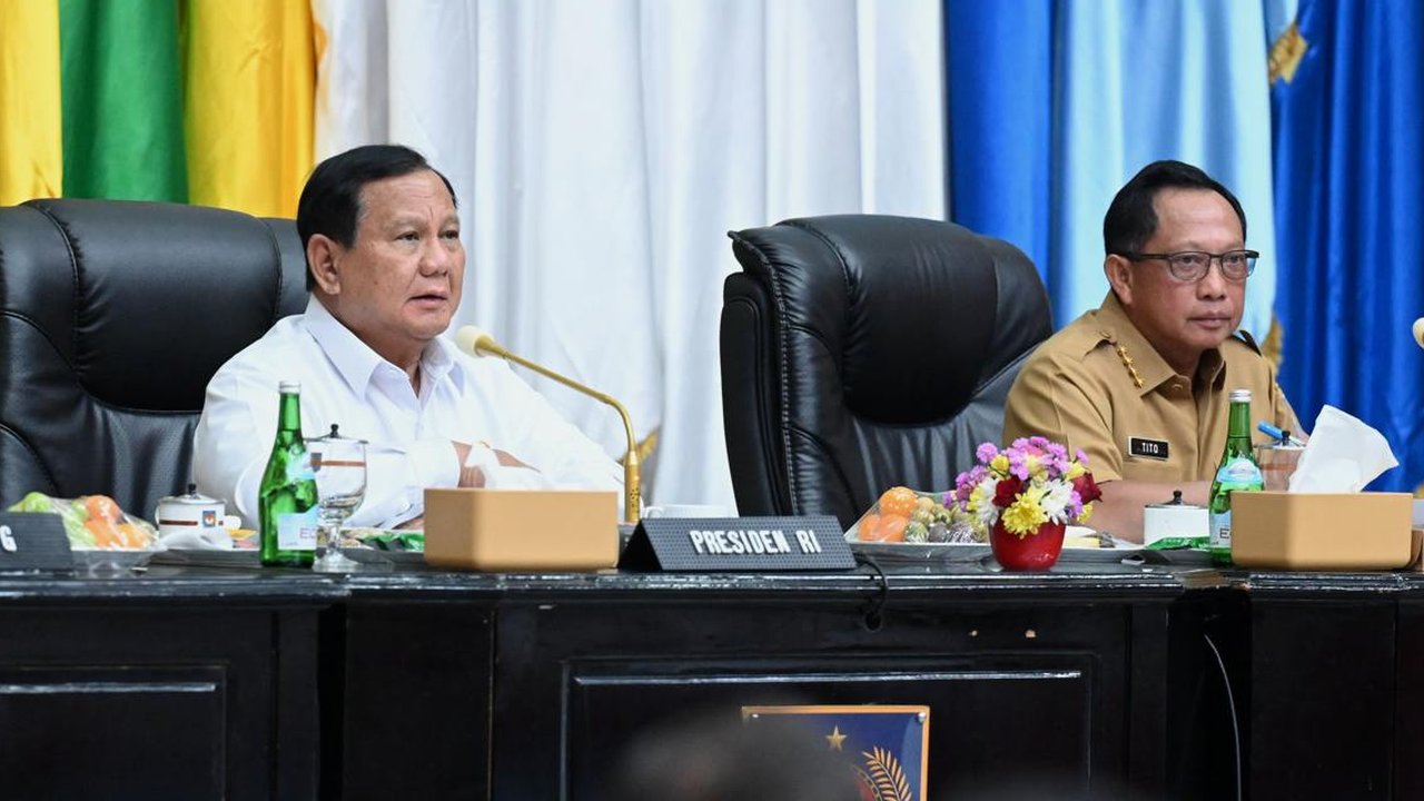 Prabowo di Kemendagri