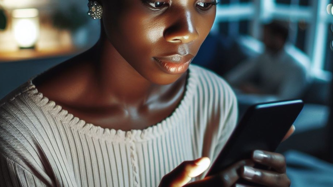 Ilustrasi Menggunakan Smartphone