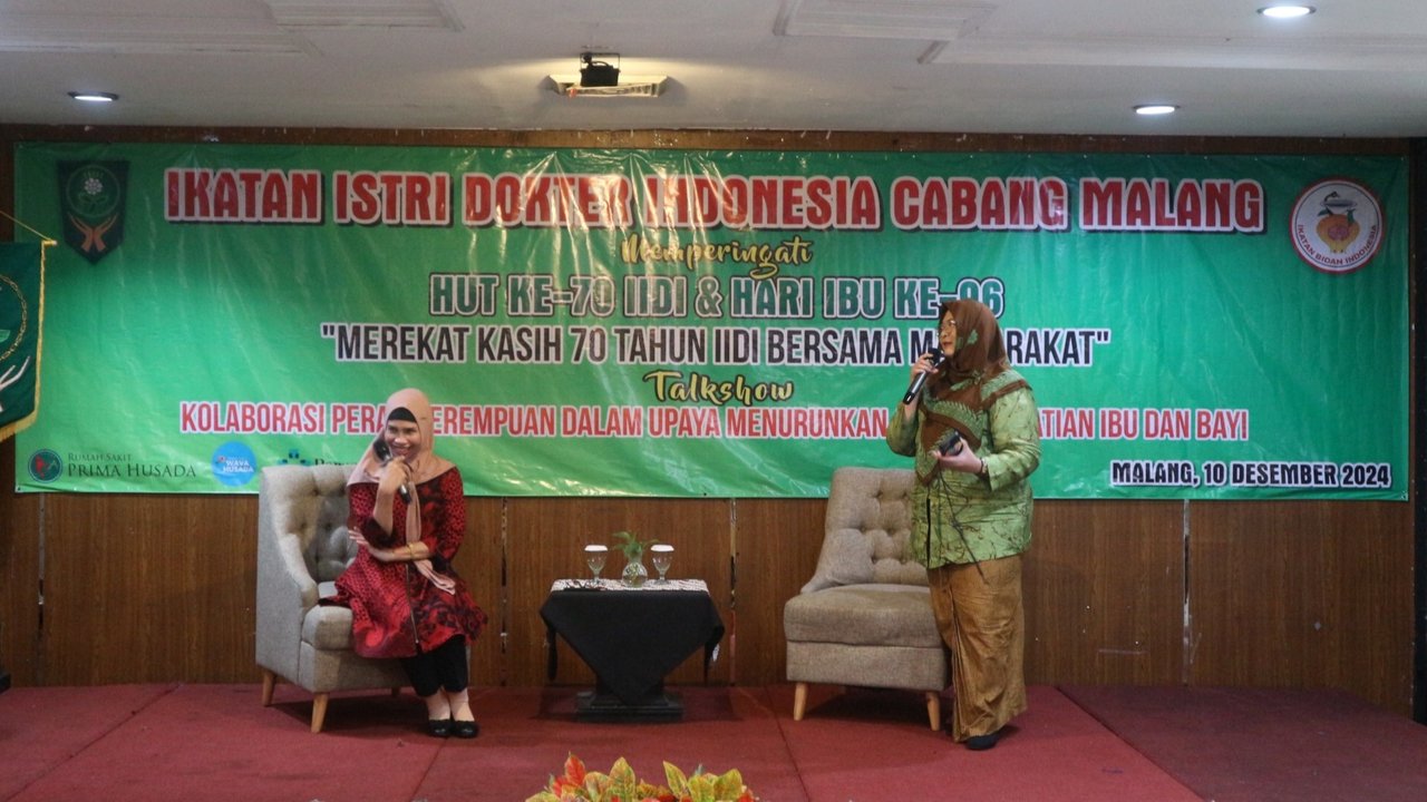 Talkshow IIDI bertajuk Kolaborasi Peran Perempuan dalam Upaya Menurunkan Angka Kematian Ibu dan Bayi