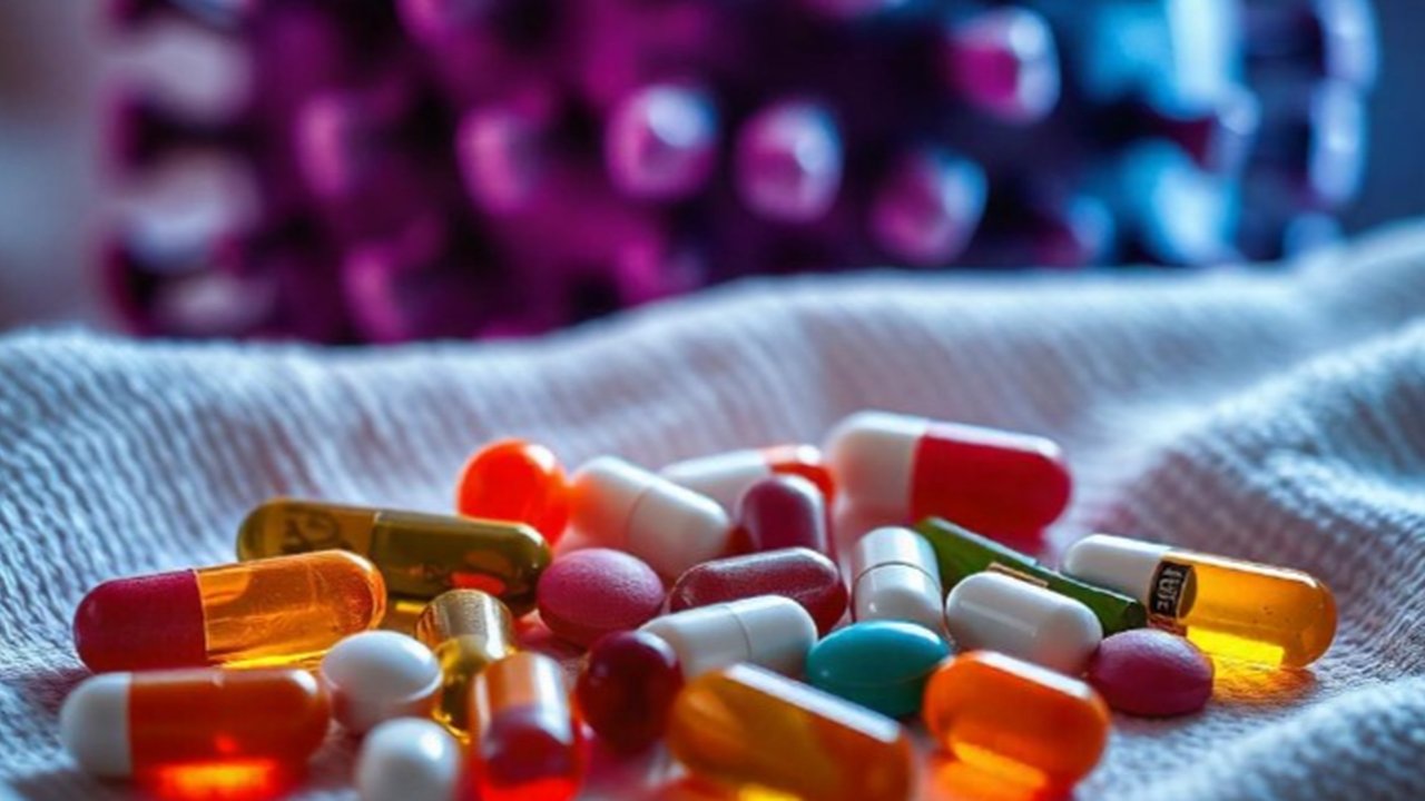 Ilustrasi obat untuk penyakit kanker