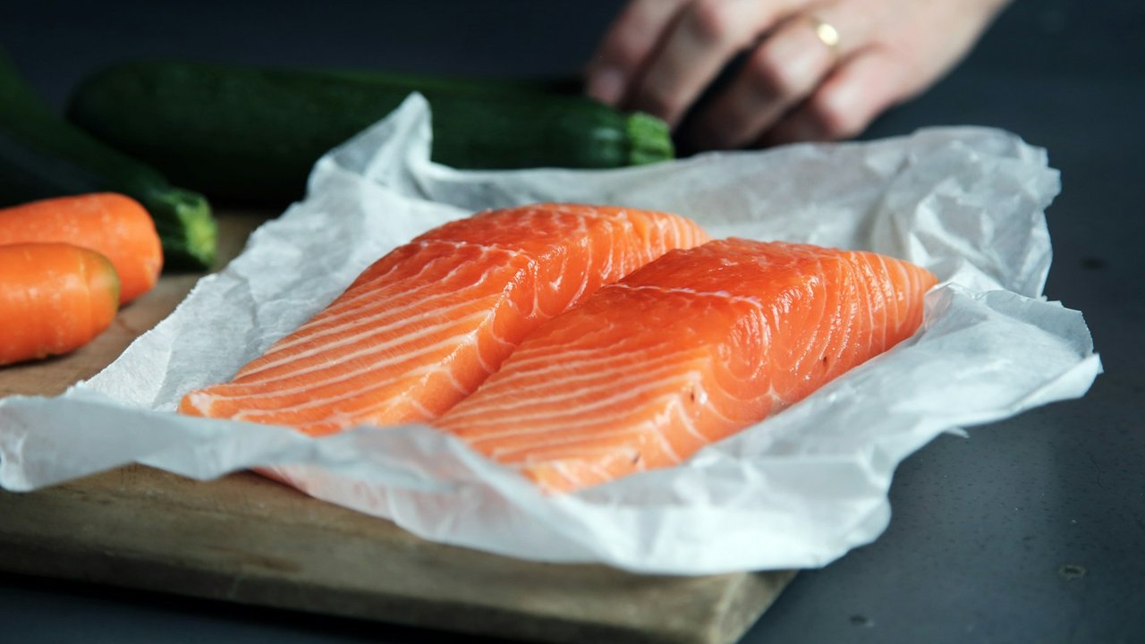 Fatty fish like salmon is a good source of healthy protein and omega-3 fatty acids.