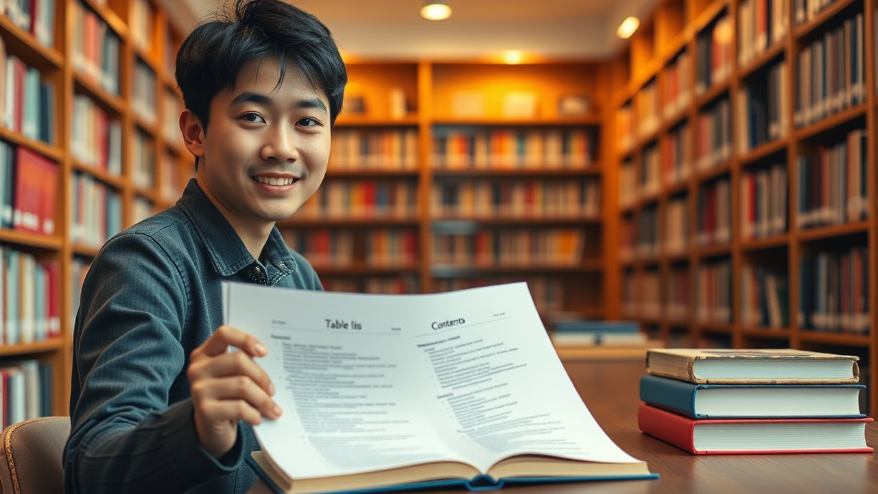 Cara Membuat Titik pada Daftar Isi