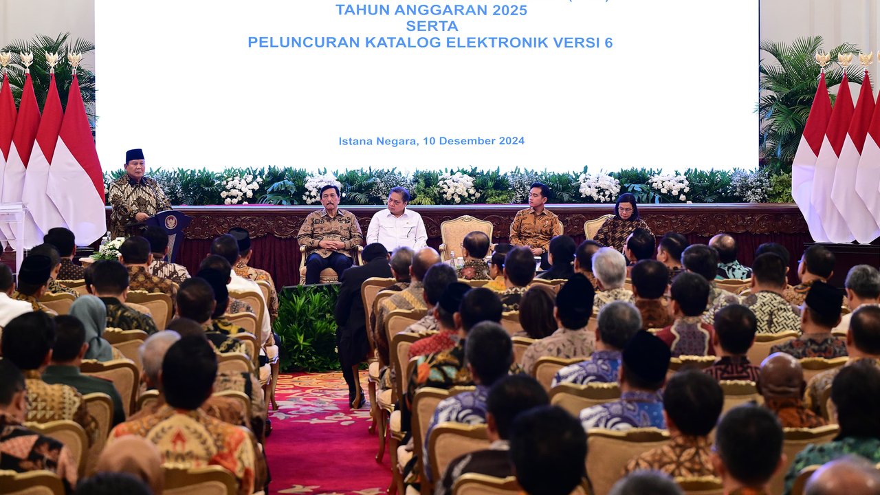 Prabowo Luncurkan Sistem E-Katalog Versi 6.0