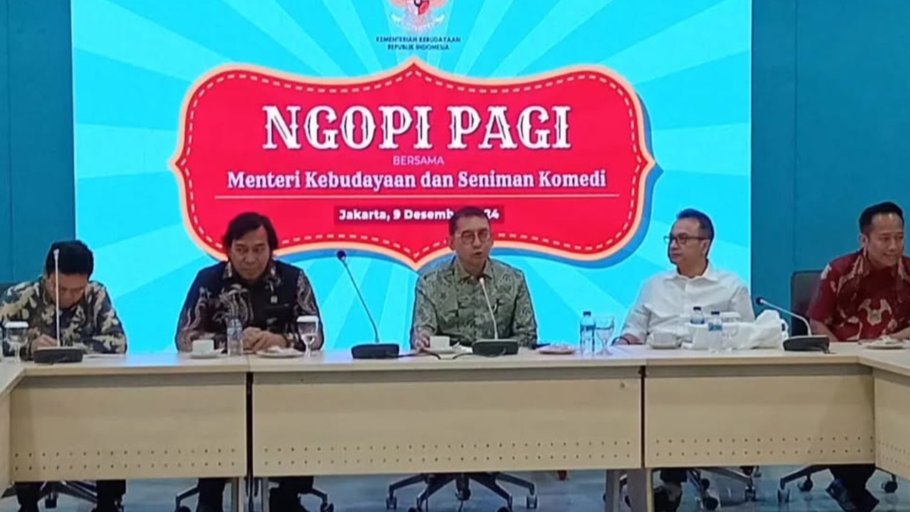 Menteri Kebudayaan Fadli Zon dan Pegiat Seni