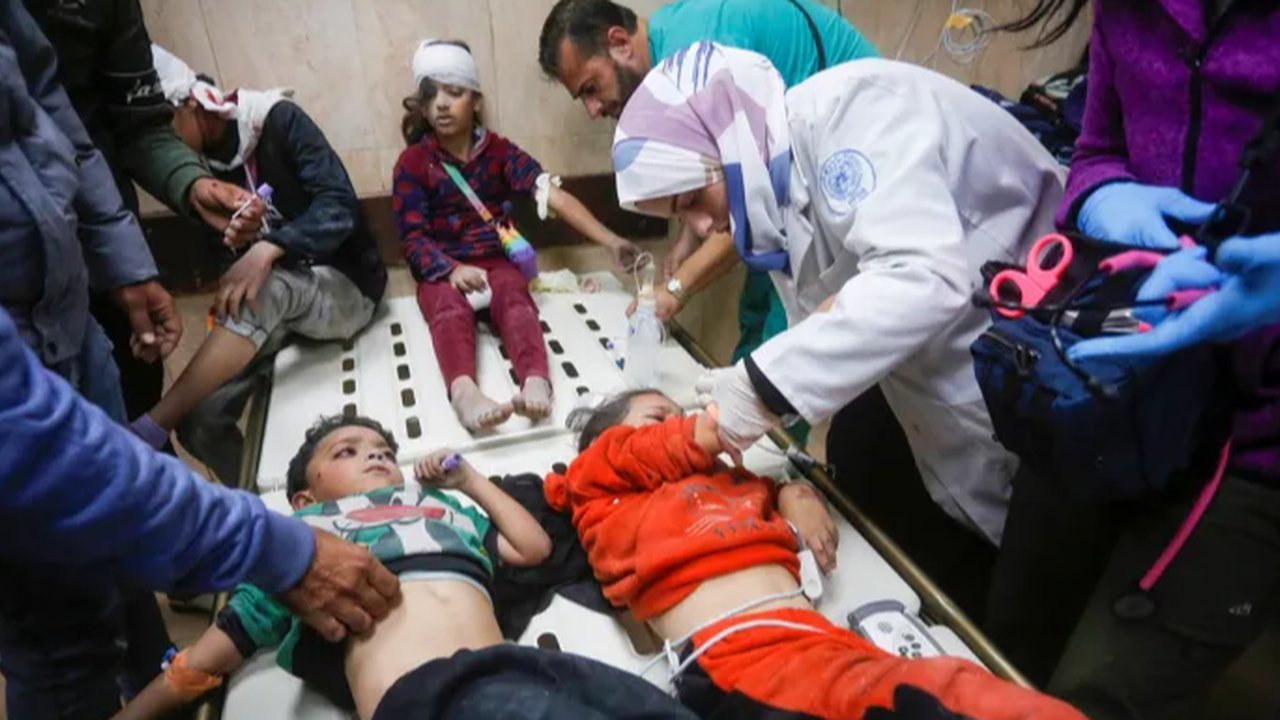 pasien anak-anak di gaza