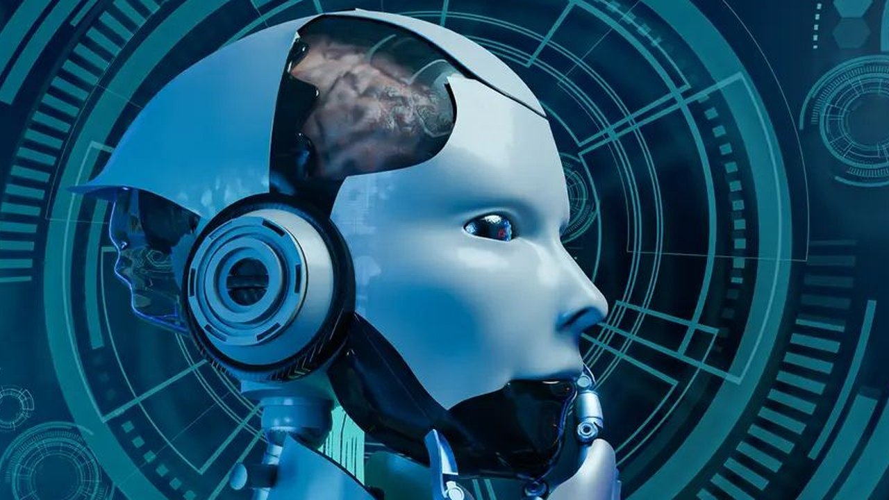 Ilustrasi robot ai