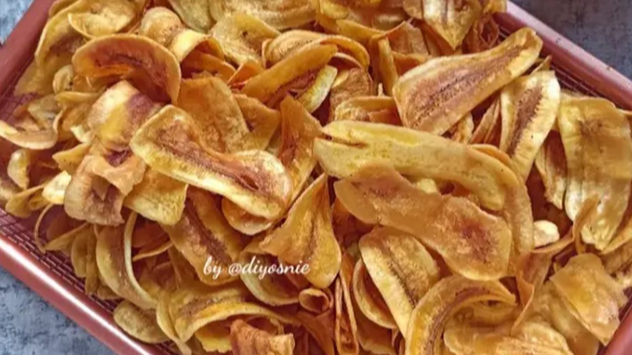 Ilustrasi keripik pisang.
