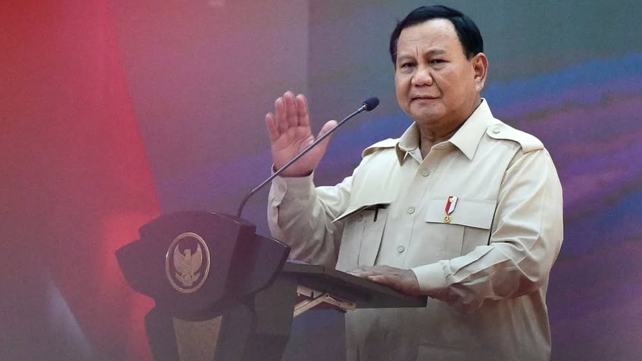 Prabowo di HUT Golkar
