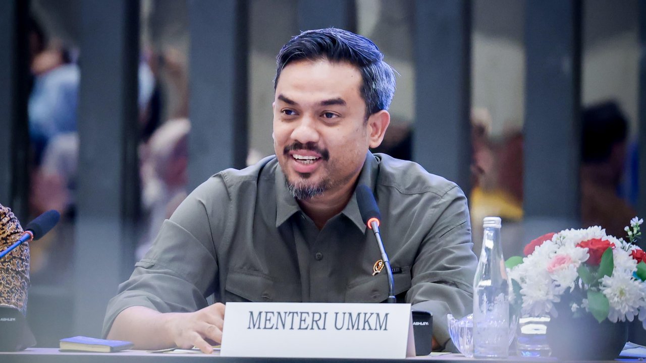 Menteri UMKM Maman Abdurahhman pada acara Focus Group Discussion