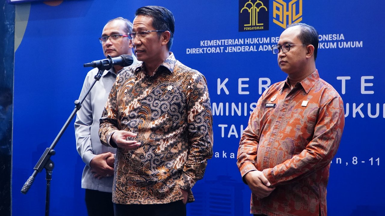 Menteri Hukum Supratman Andi Agtas