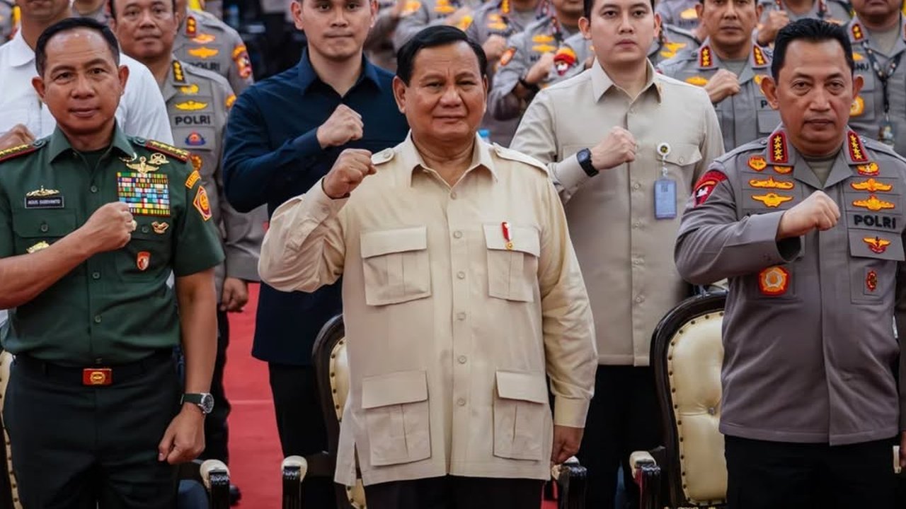 Presiden Prabowo di Akademi Kepolisian